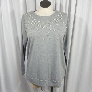 NEW Pearl Detail T-Shirt ~ Size 14/16